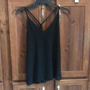 Black tank top